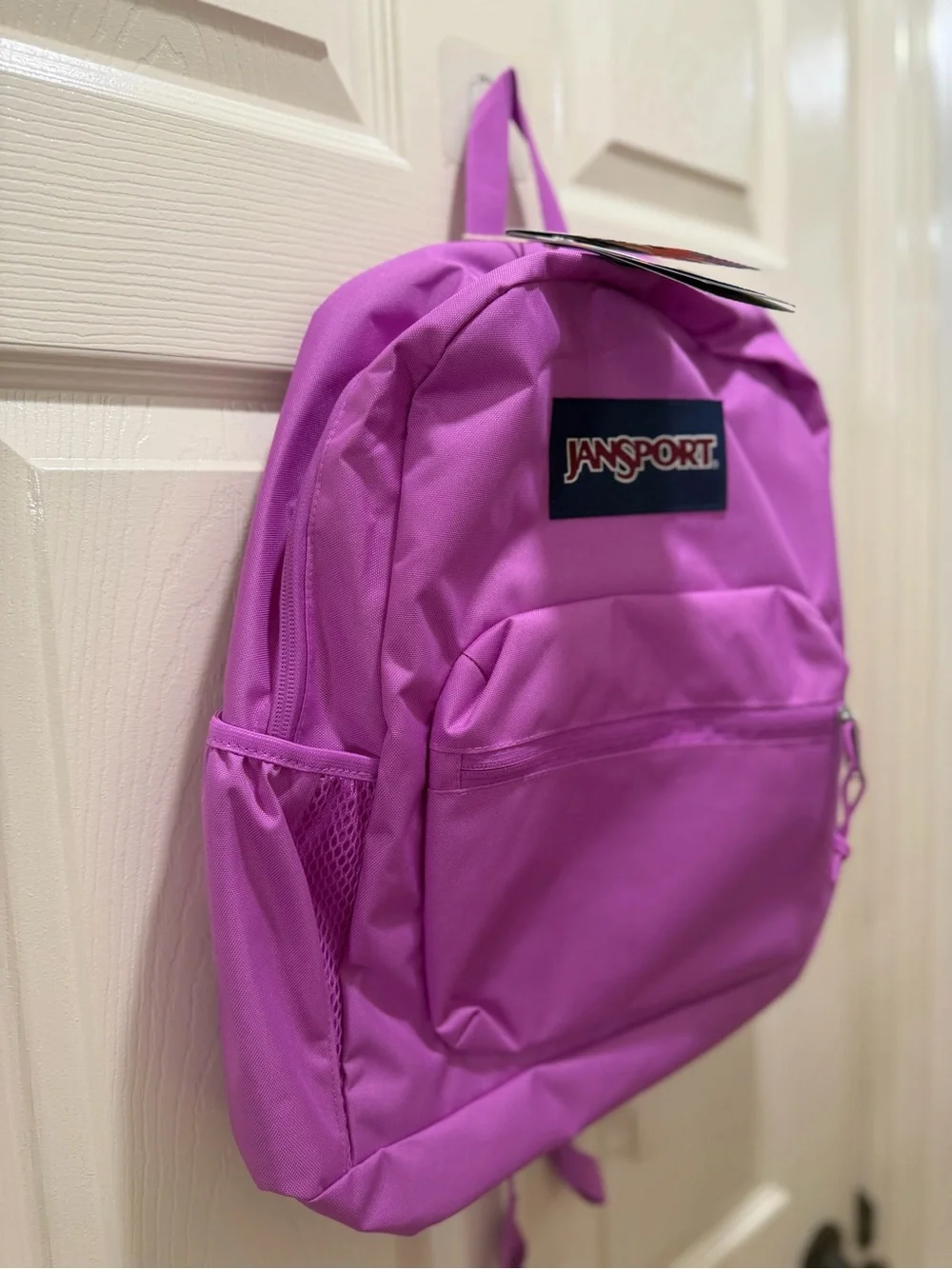 Jansport Cross Town Plus Everyday Backpack 17” in Digital Fuschia NWT